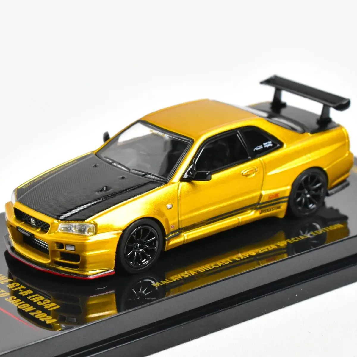 Modèle en alliage INNO Nissan GTR, R34, R35, Malaisie Limitée, Top SecExamen, 1:64