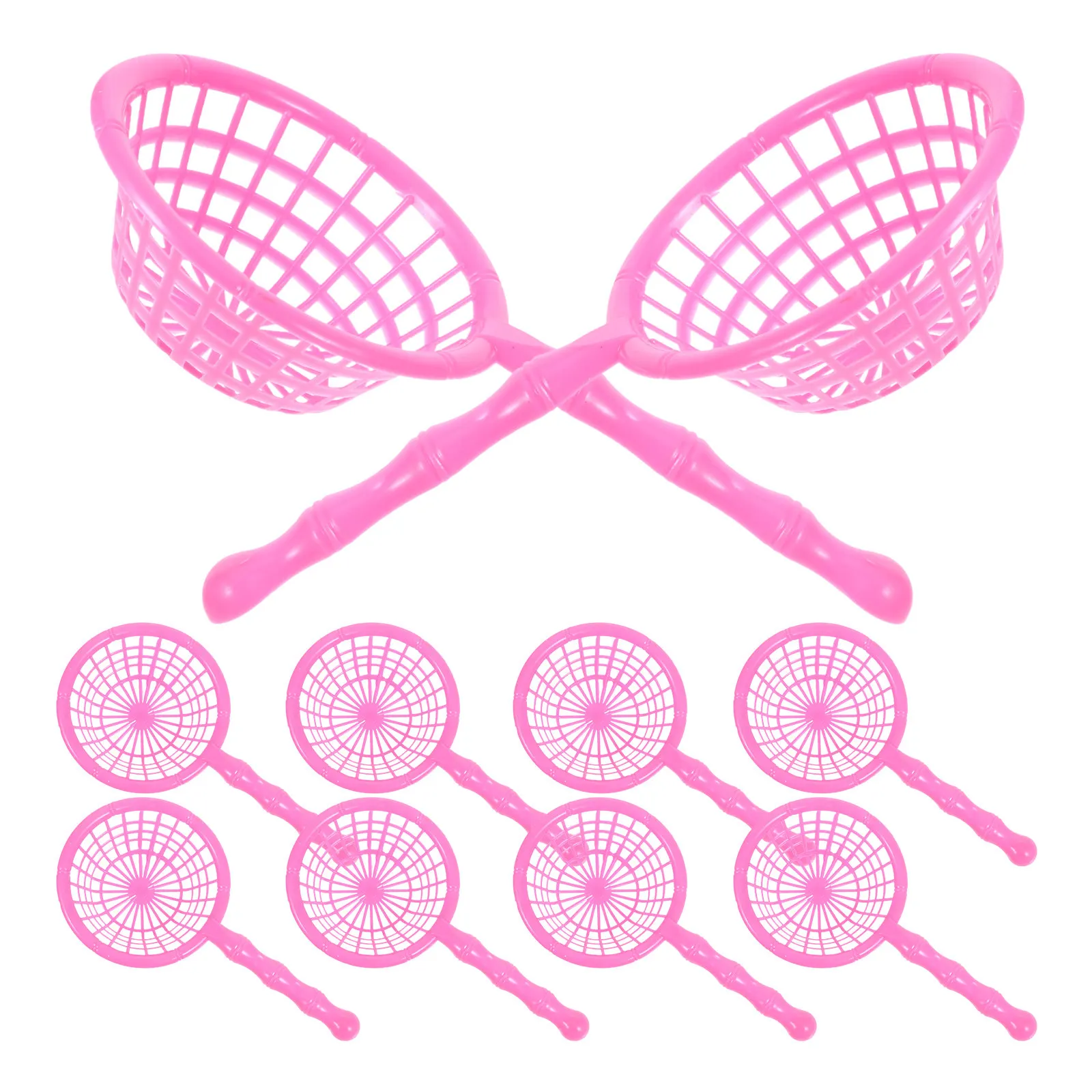 

Набор из 10 мини-сачков для пляжной рыбалки, пластиковые, жесткие, легкие, для подростков, для игр в воде, для бассейна на открытом воздухе