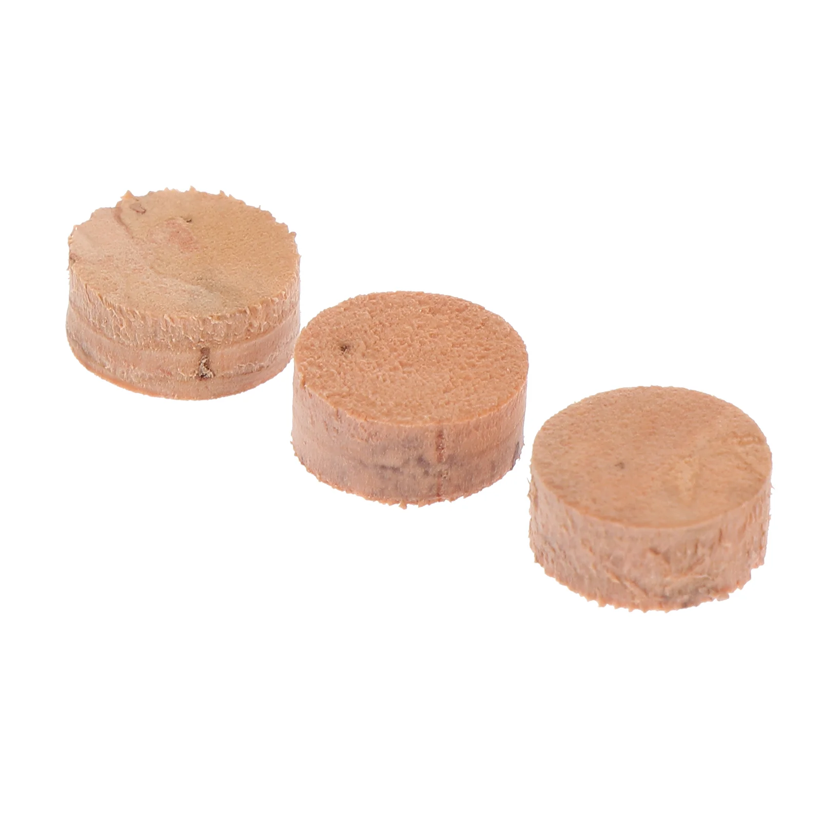 3 Pcs Drain Valve Cork Pad Trombone Cushions Music Keyboard Copper Pipe Accessories Wooden Pads