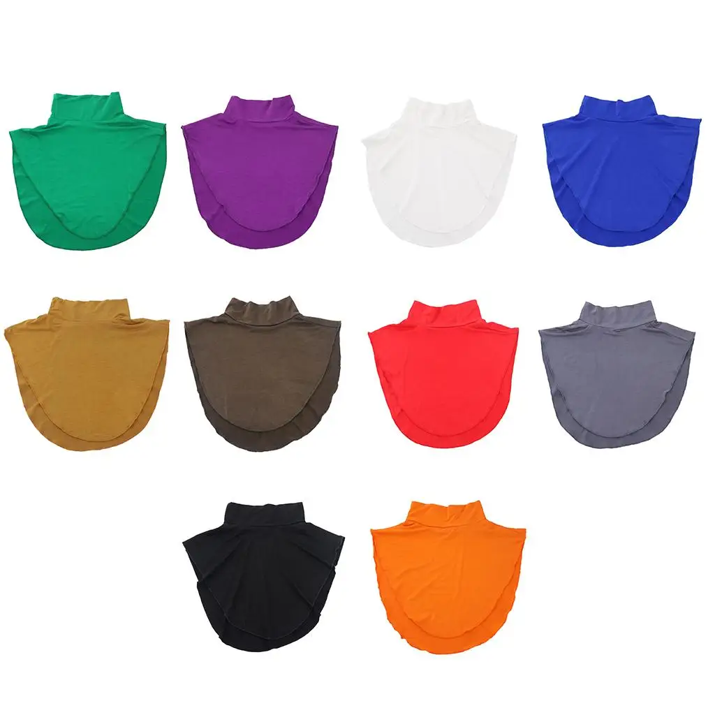 

Muslim Collar, Mock Turtleneck Women, Elastic Detachable Blouse False Collar, Hijab Neck Cover, for Muslin, Arabic Ladies