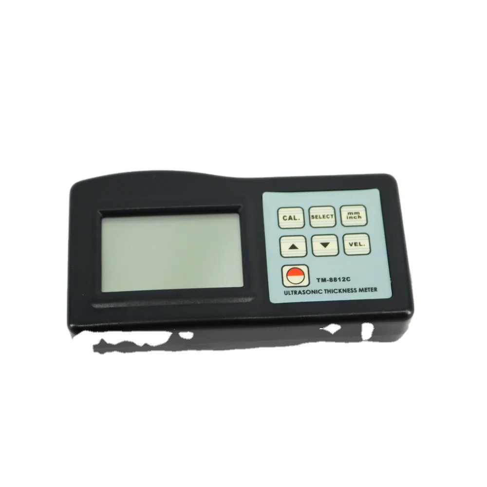 TM8812C Digital Ultrasonic Thickness Gauge 1.2-225 mm for Metal Glass Plastic Ceramics