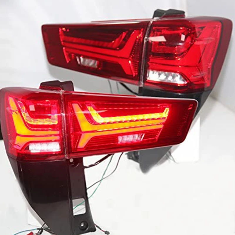 For TOYOTA Innova LED Taillights 2015-2016 Year Rear Back Lamp Red Black YZ