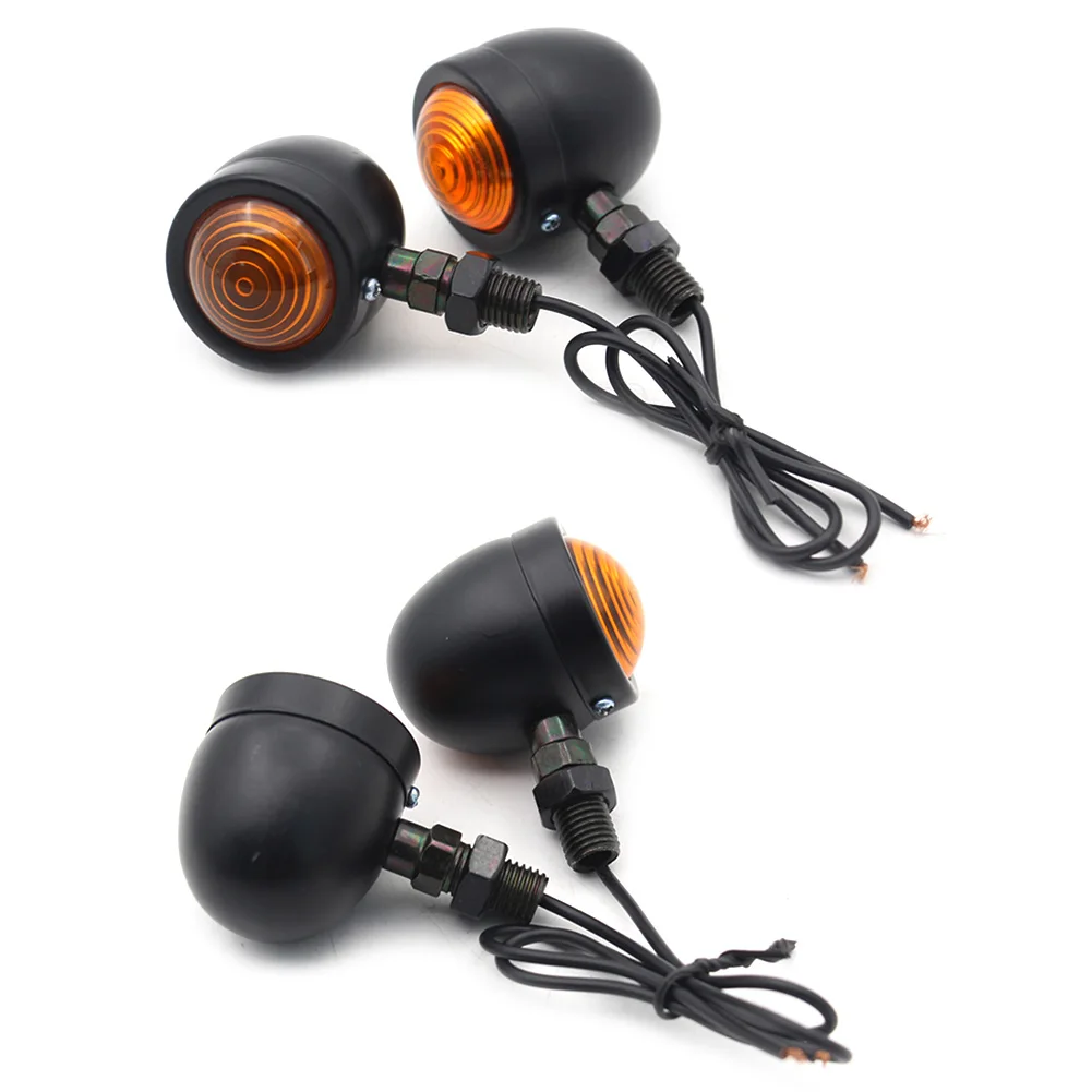 2 قطعة دراجة نارية بدوره إشارات أضواء IP66 مقاوم للماء الرجعية المعادن الوامض سلك واحد بدوره إشارات أضواء دراجة نارية الملحقات #6