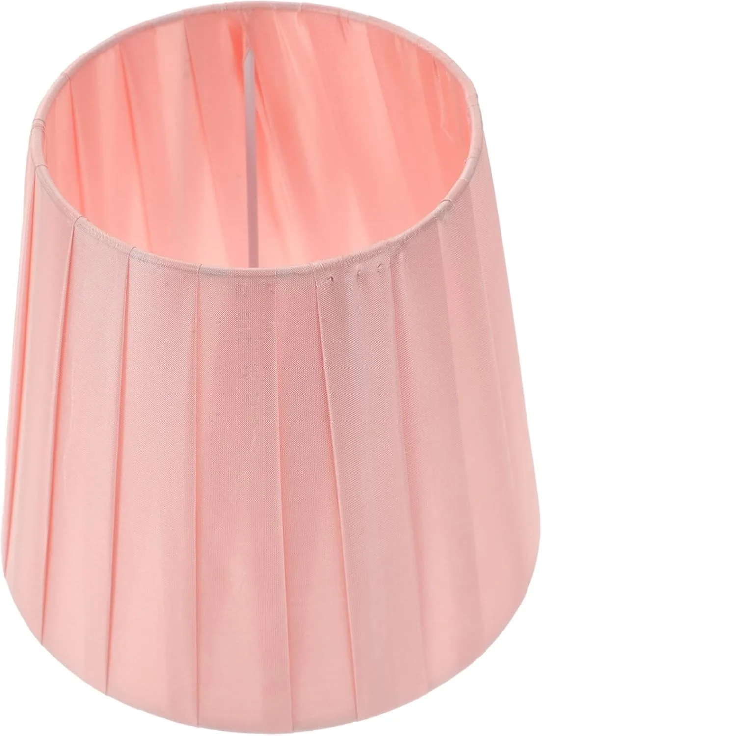 

Розовый плиссированный абажур из ткани, абажур для настольной лампы, торшер, подвесной светильник, украшение, пылезащитный 9x13x14 см, 11x14x15 см