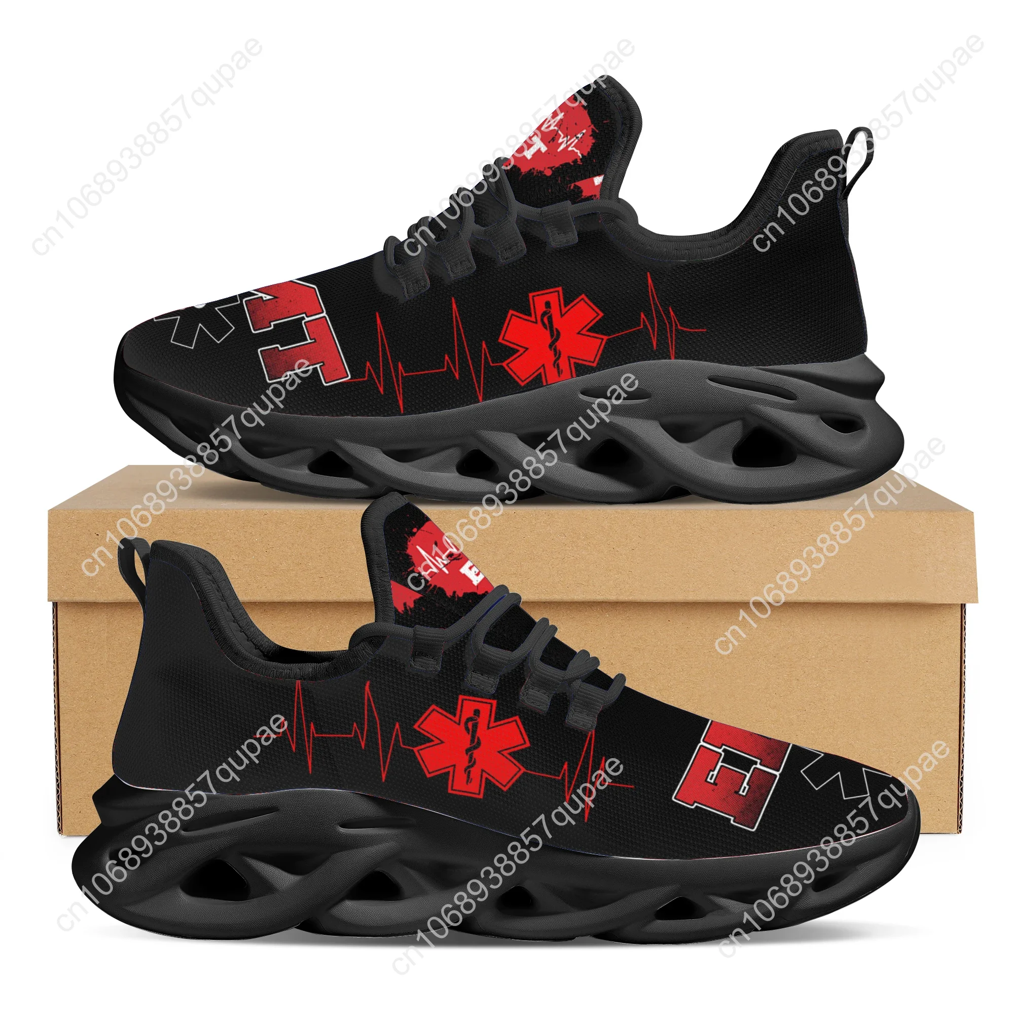 Fashion Paramedic EMT EMS Flats Sneakers Shoes Mens Womens Sports Shoes Fashion High Quality DIY Sneaker Custom Made Shoe 2