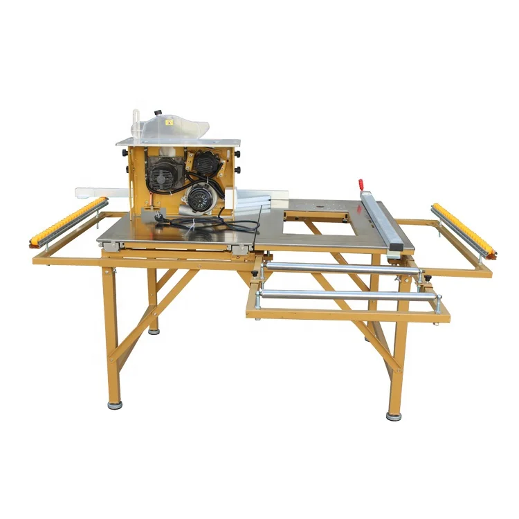 Mini Sliding Table Saw Woodworking Small Folding Dust-free Panel Saw for Plywood LB160