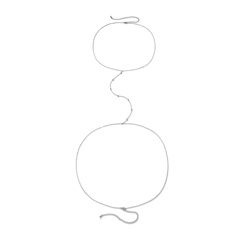 

Bra Body Chains Chains Harness Necklace Body Jewelry Alloy Material Wedding Beach Body Accessories for Women Girl