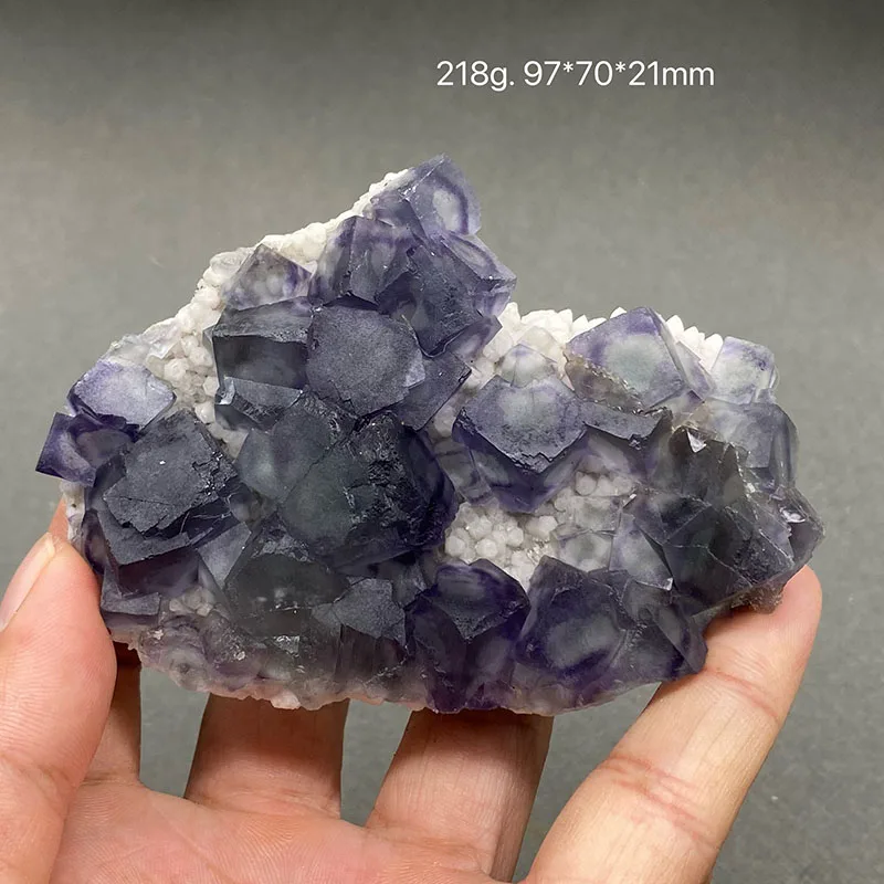 

100% натуральный фиолетовый окно, зеленый флюорит и симбиотический кристалл свечи, оригинальный минеральный образец