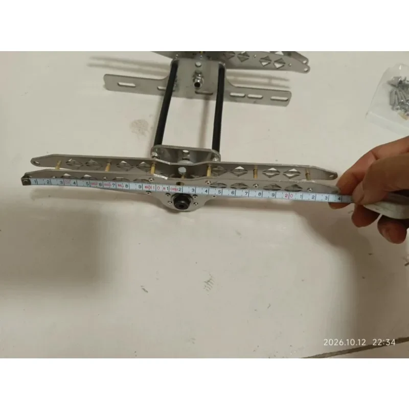 Long Rocker Arm Large Travel Walking Beam Suspension for YK4061 1/6 RC Crawler – 304 Stainless Steel 4WD to 6WD Conversion Kit