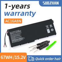 SUOZHAN New AC16A8N Laptop Battery for Acer Aspire V17 V15 Nitro VN7-593G VN7-793G VN7-793G-73YP 78E3 VN7-793 717L 4ICP7/61/80