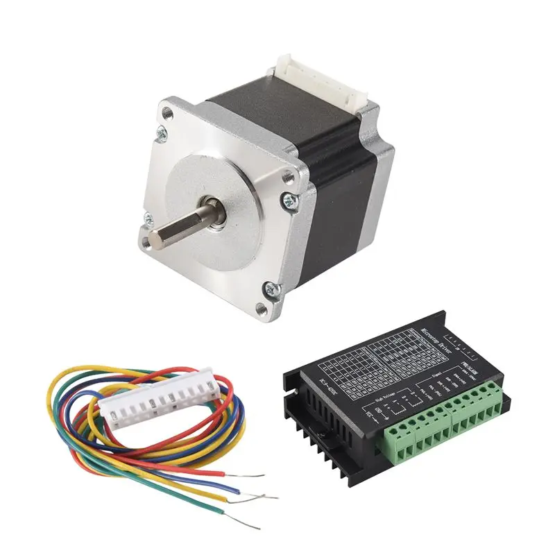 A27F-Nema 23 23HS5628 Stepper Motor 57 Motor 2.8A With TB6600 Stepper Motor Driver NEMA17 23 For CNC And 3D Printer Part Parts