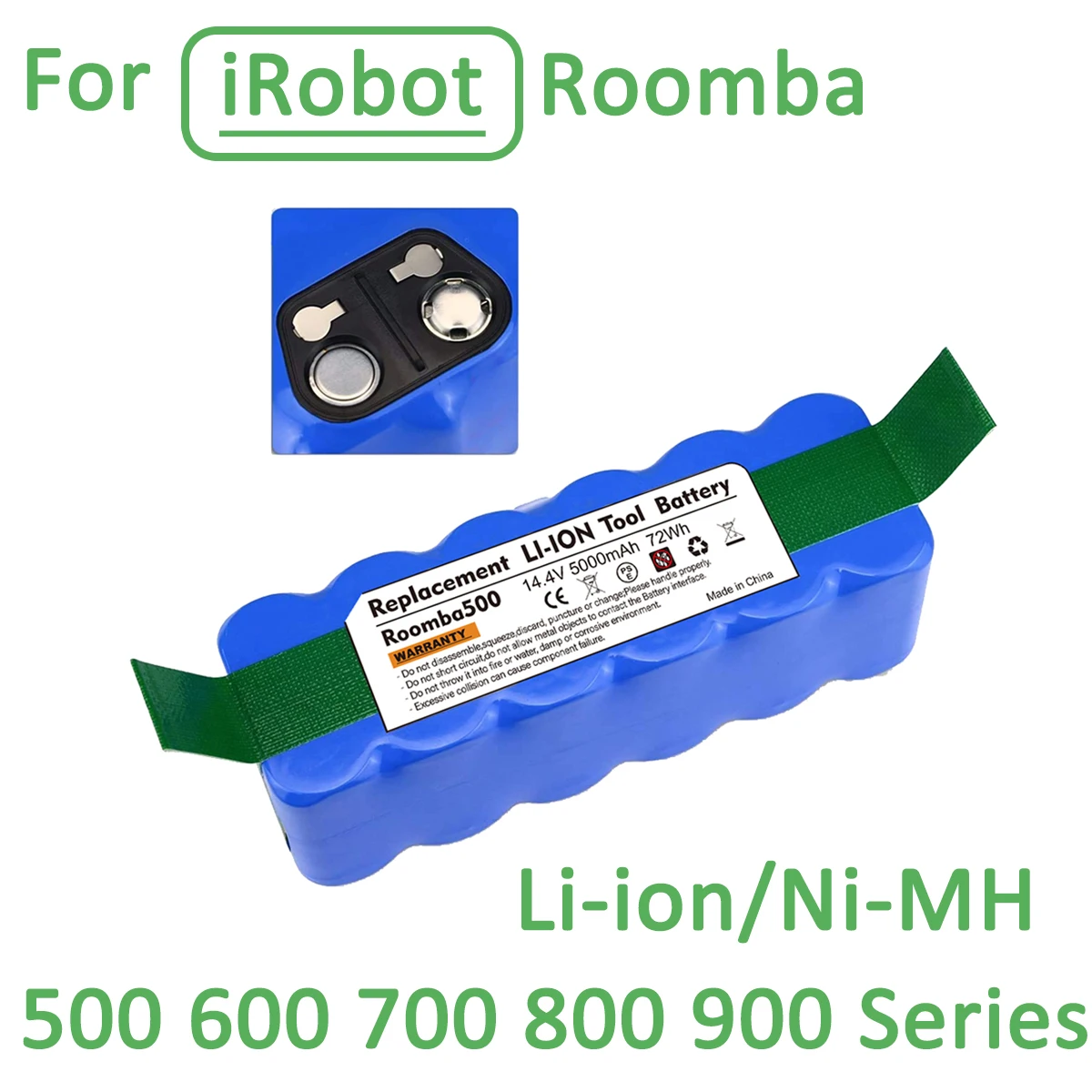 14.4V do iRobot Roomba baterii 500 600 700 800 900 serii 510 530 550 650 770 780 790 870 880 960 980 odkurzacz Bateria