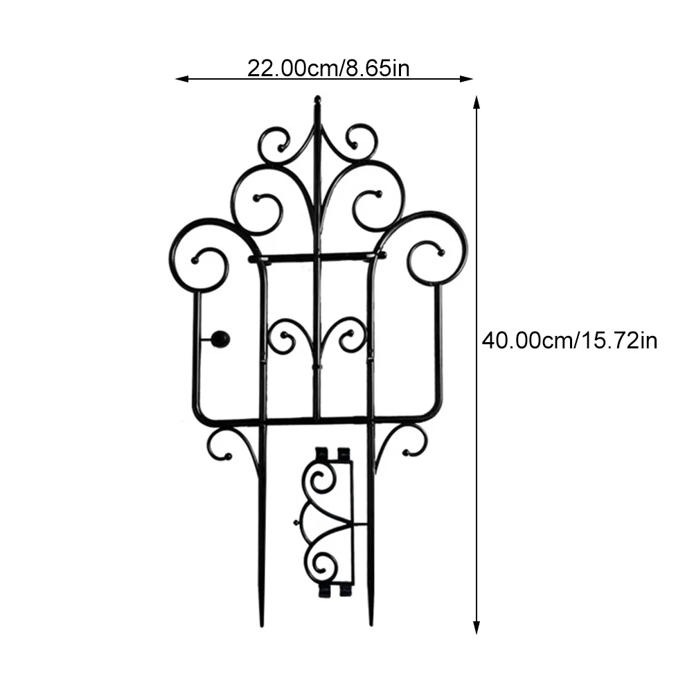 سياج بلاستيكي للمناظر الطبيعية 3 بوصة PVC على الطراز الأوروبي في الحديقة متفوقا الحدود سياج حديقة قابل لإعادة الاستخدام لسرير الزهور ساحة الرصيف #2
