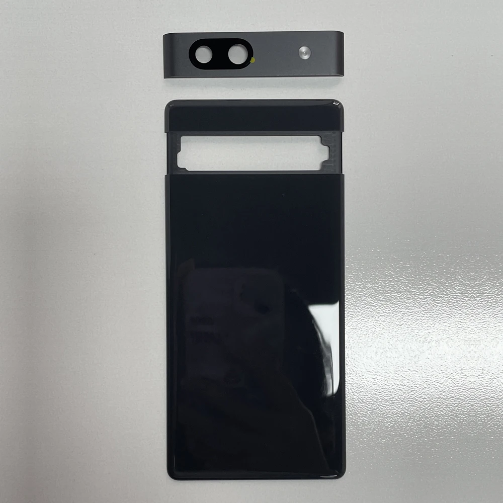 Original Glass Back Battery Cover with Lens for Google Pixel 7a GWKK3/GHL1X/G0DZQ/G82U8- Housing Rear Door Replacement