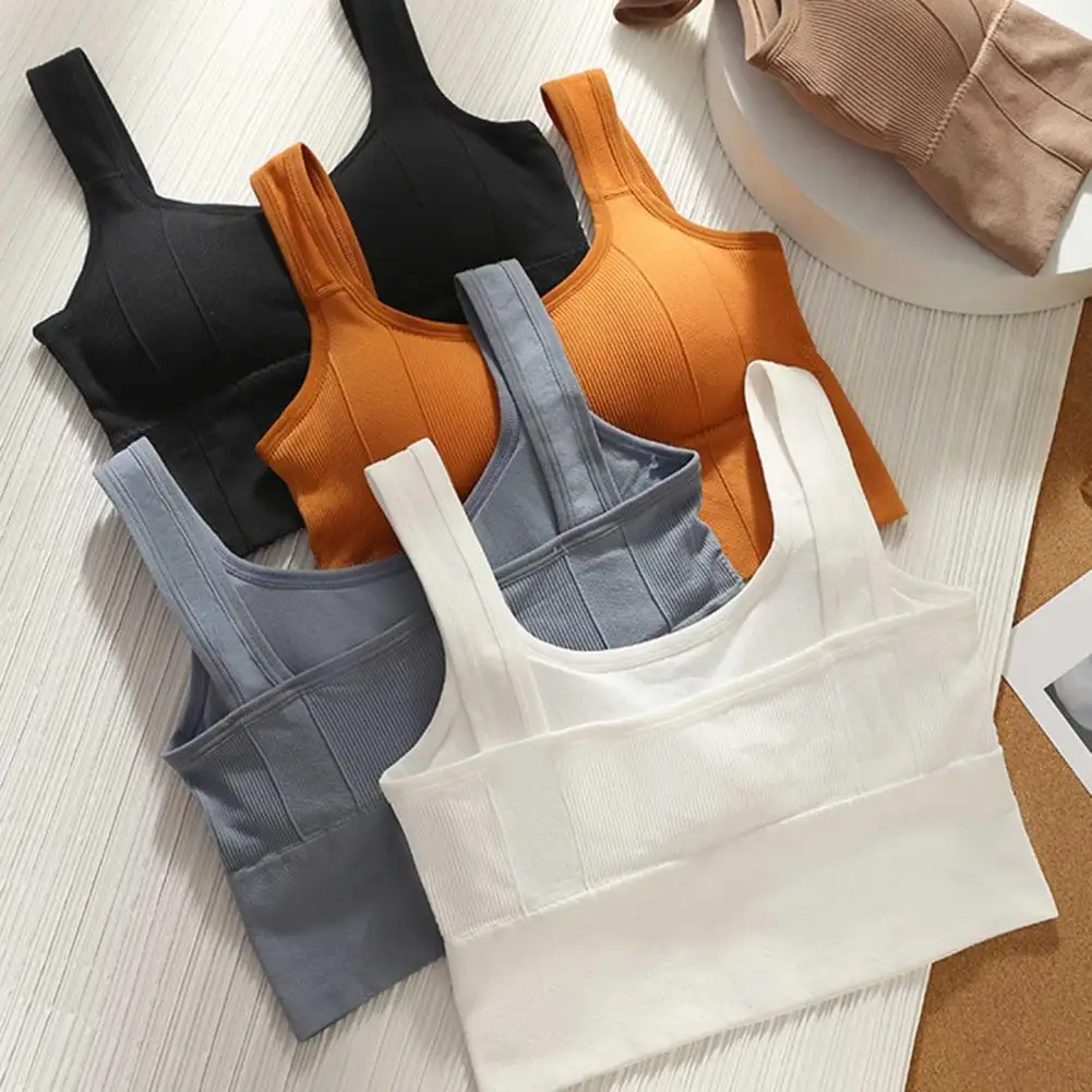 Women Underwear Wireless Push-up Bra with Natural Lift Design for Great Support Comfort Vest Type Thin Elastic for Everyday