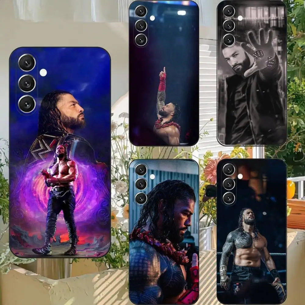 

WWE R-Roman Reigns Phone Case Phone Case For Samsung S25,S24,S21,S22,S23,S30,Ultra,S20,Plus,Fe,Lite,Note,10,9,5G Black Cover