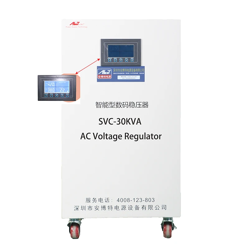 

Original Manufacturer ABOT 3 Phase 20kva 30kva 40kva 50kva 60kva 80kva 100kva Voltage Stabilizer Voltage Regulator