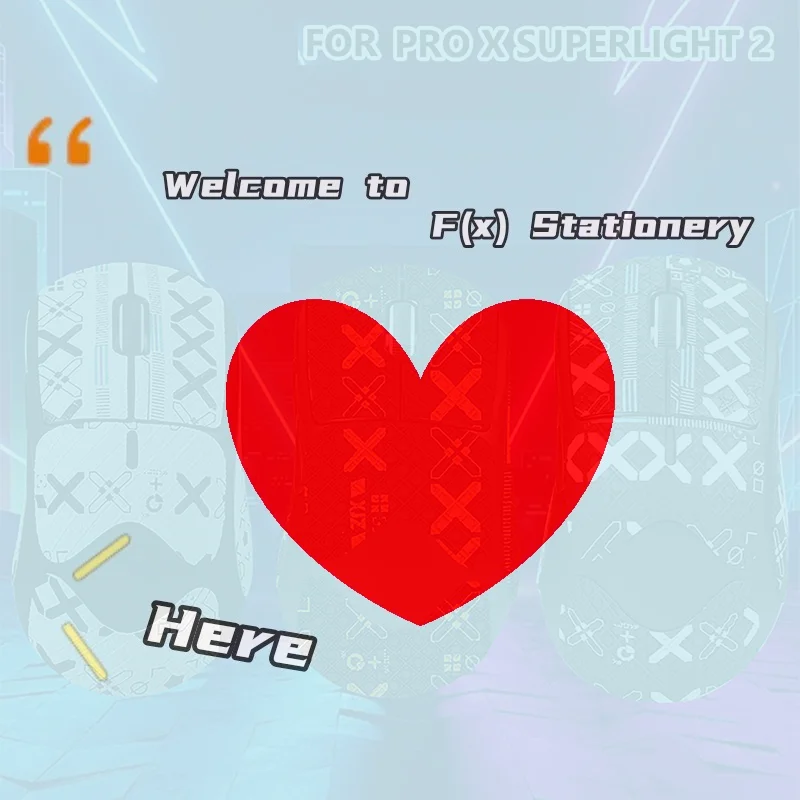 

Anti-Slip Mouse Sticker Suck Sweat Grip Tape For GPW4 For PRO X SUPERLIGHT 2 DEX Gaming Mouse E-Sports Gamer-F(x)