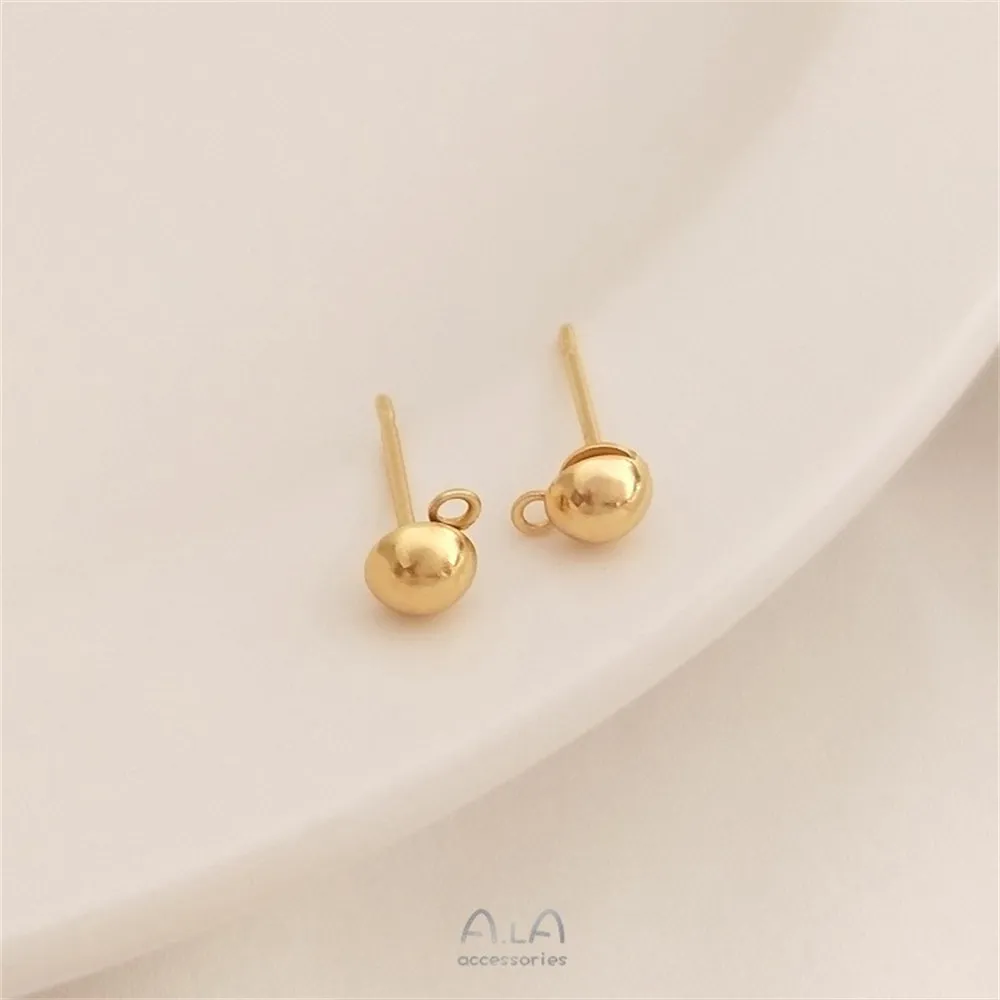 Pendientes Colgantes en Forma de Corazón y Gota de Agua, con Baño de Oro de 14K, en Forma de Concha, Accesorios para Hacer Pendientes Artesanales E069