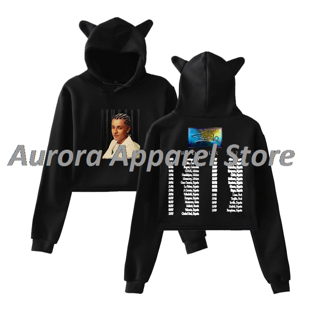 

Trueno Eub World Tour 2025 Merch пуловер женская толстовка с кошачьими ушками футболка с длинными рукавами женская одежда