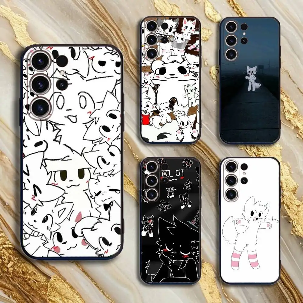 

B-Boykisser Phone Case For SamsungS25,24,21,22,23,30,Ultra,20,Plus,Fe,Lite,Note,10,9,5G Black Cover