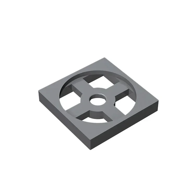 POLYROYAL Building Blocks Technicalal Parts 2x2 Rotating plate base Compatible With brands toys for children 3680