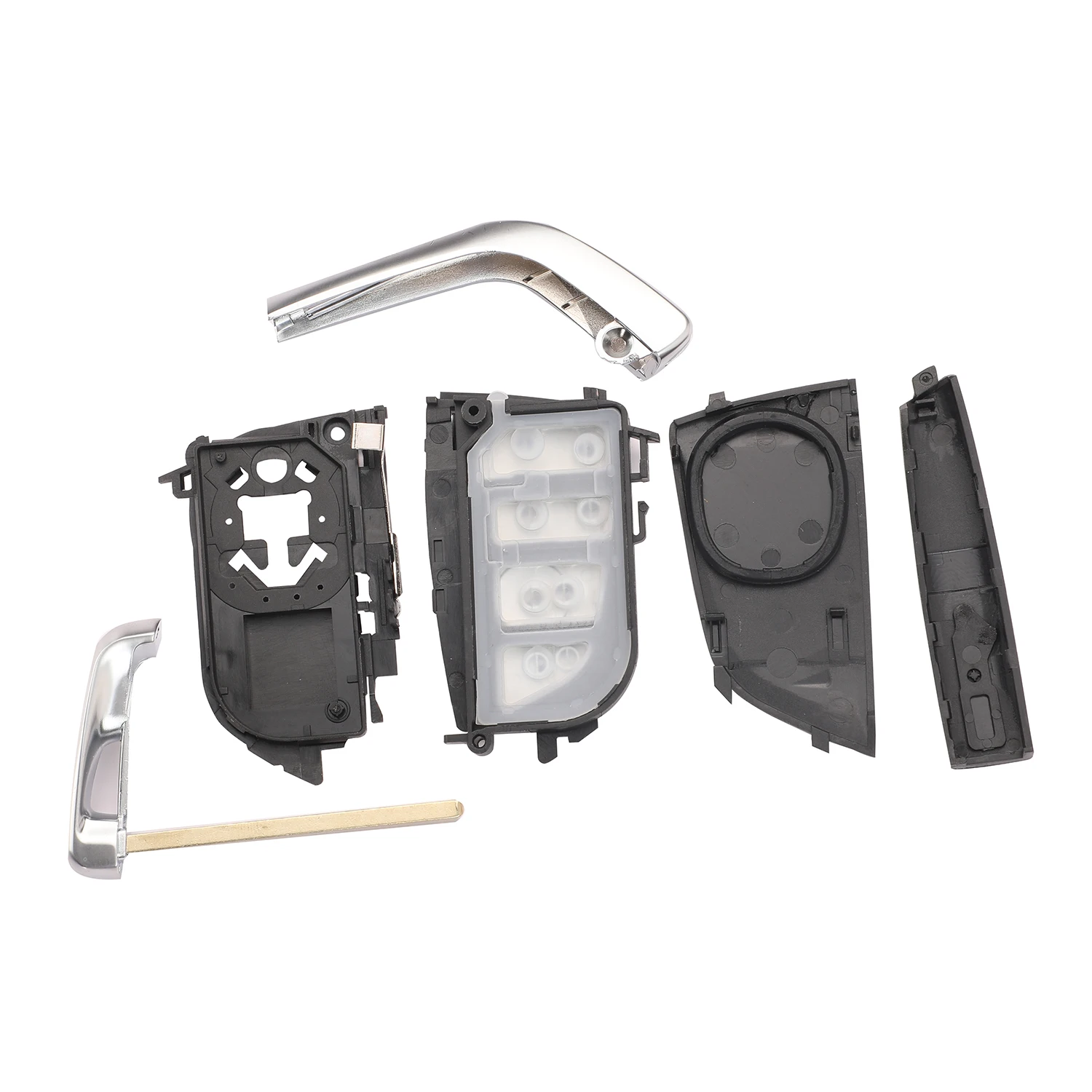 Jingyuqin 4 Buttons Remote Car Key Cover G Series For BMW X1 X3 X4 X5 X6 F15 F16 F48 G30 G38 525 540 730 740 1 2 5 7