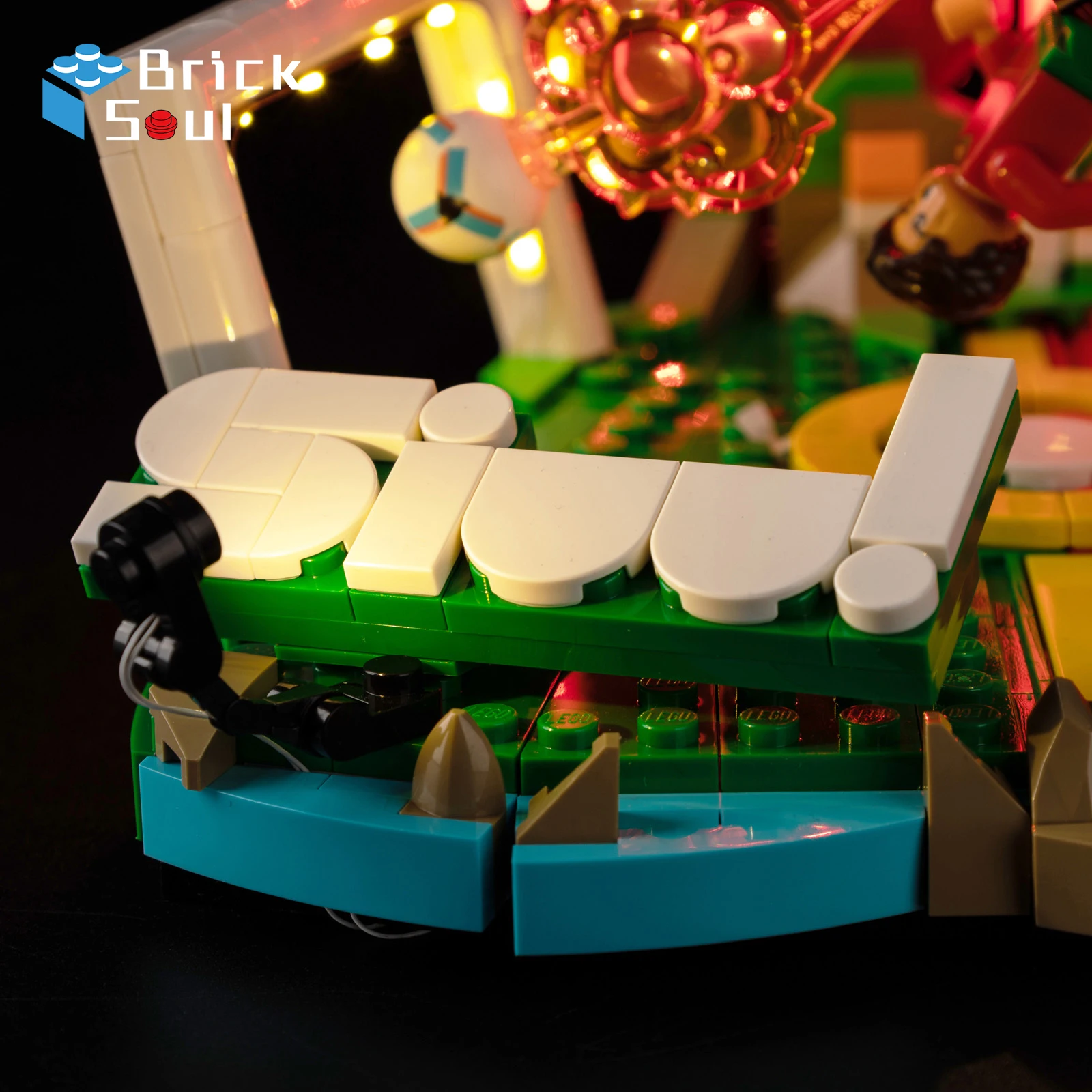 BrickSoul LED-Beleuchtungsset, geeignet für Lego Cristiano Ronaldo – Soccer Highlights 43012, Modell ohne Bausteine – Detail 2