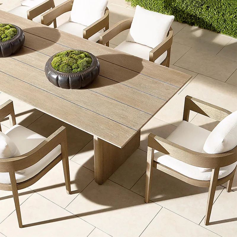 Luxury Garden Table Conference Patio Livingroom Wood Coffee Dinning Tables And Chairs Salon Modern Coiffeuse Outdoor Furniture