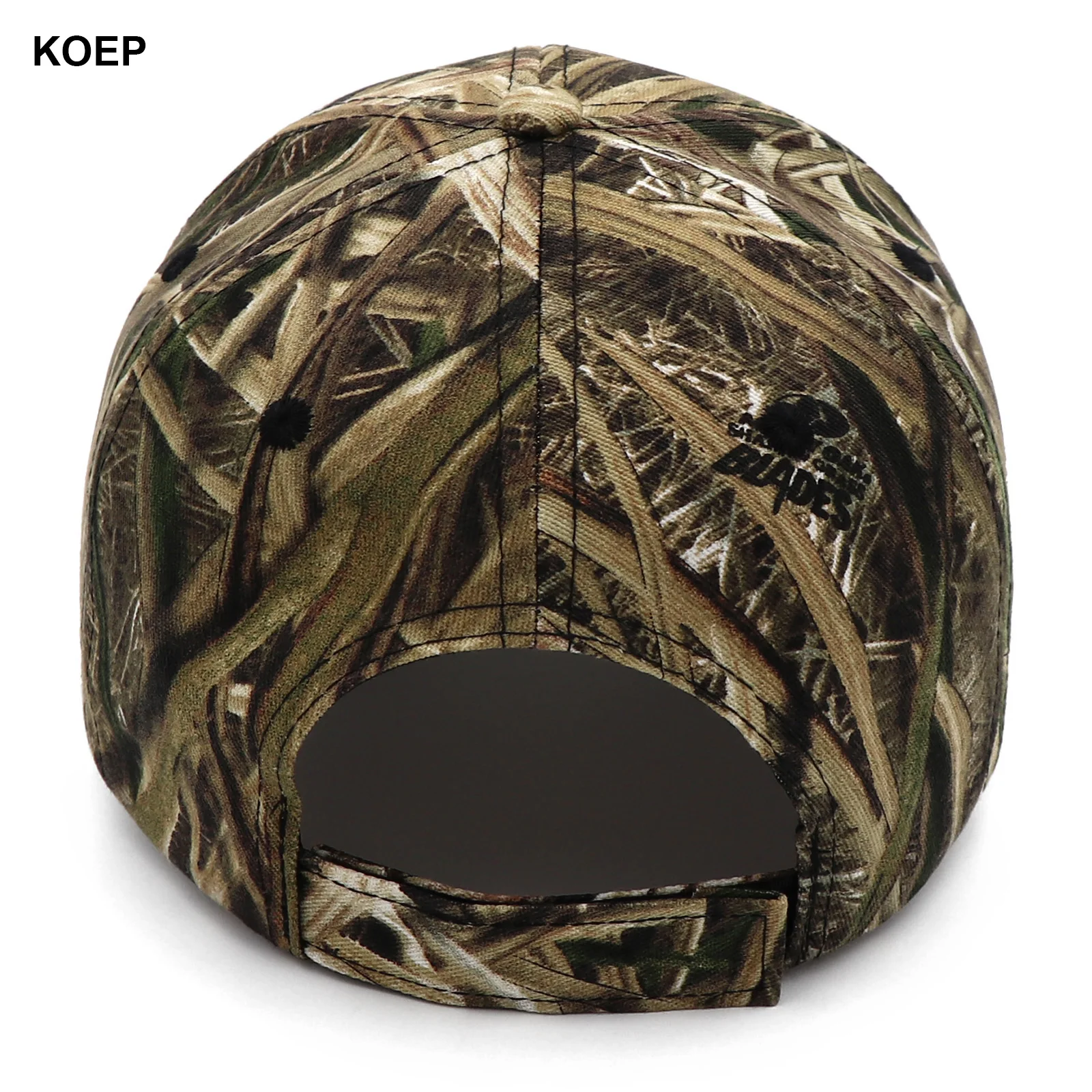 KOEP topi memancing luar ruangan, topi bisbol hutan, topi berburu, topi katun kamuflase ayah, topi kamuflase