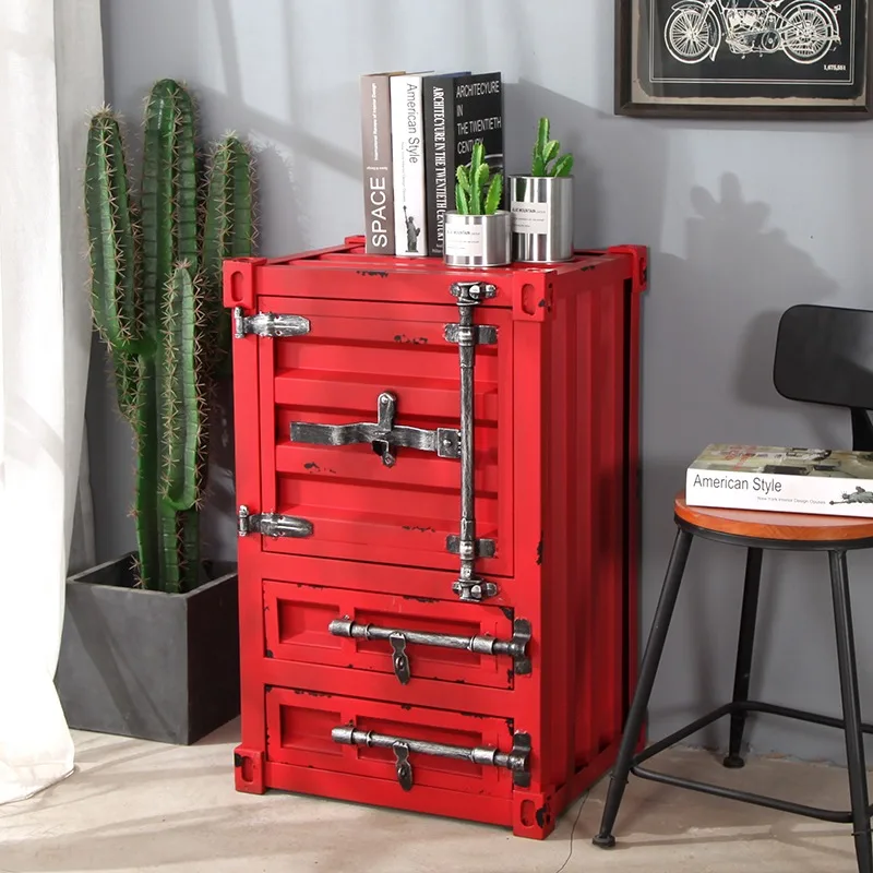 Industrial style container cabinets, chest cabinets, lockers