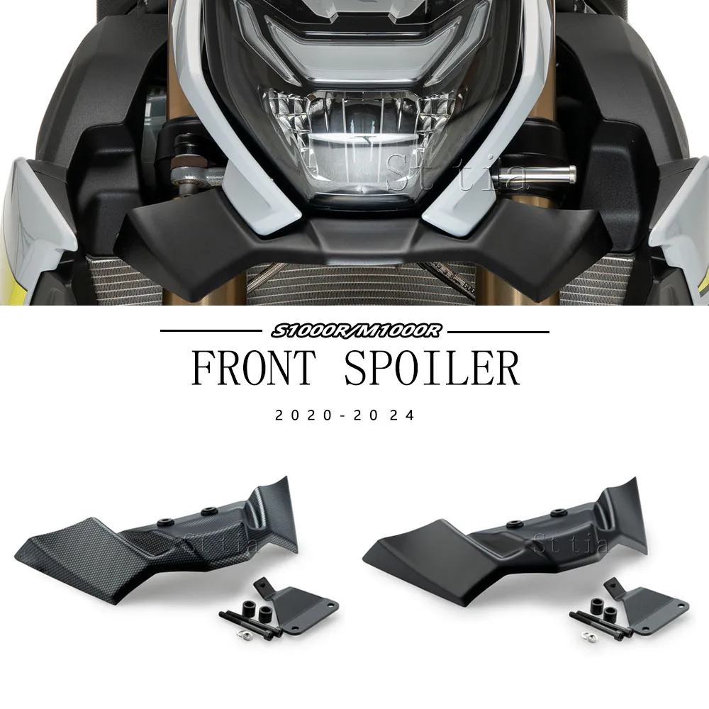 

Спойлер для мотоцикла, прижимные спойлеры, передние голые спойлеры, дефлектор, аэродинамические упорные спойлеры для BMW S1000R 20-24 M1000R 23-