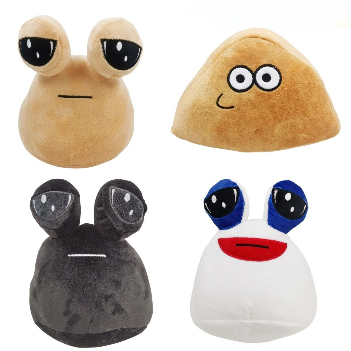 Muñeca de dibujos animados My Pet Alien Pou para niños, juego de Anime, almohada de peluche suave, juguetes de regalo de cumpleaños, decoración de