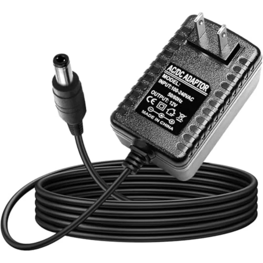 12V 2A Power Cord Adapter Compatible with Fenchilin Hollywood Vanity Makeup Mirror Light Bulbs, Hollywood Vanity Mirror Power C