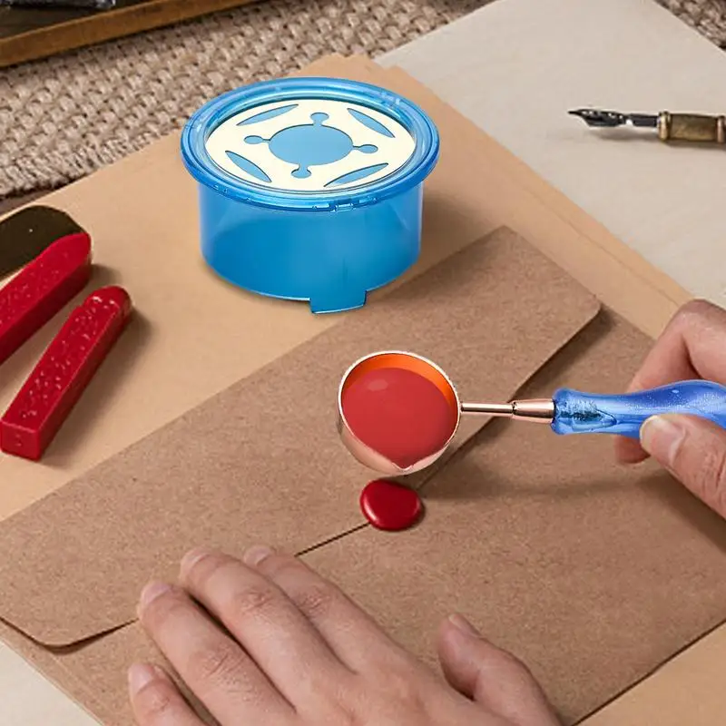 Sealing Wax Kit Sealing Wax Melter Spoon Heater Kit Wax Letter Seal Kit For Melting Wax Seal Sticks Beads DIY Stamp Wedding view 5