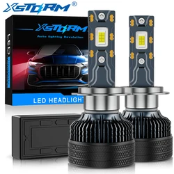 XSTORM-bombilla LED para faro delantero de coche, Kit de lámpara Turbo de 12V, Canbus H1 H4 H7 H8 H11 H16 JP 9005 HB3 9006 HB4 9012 Hir2, 30000LM