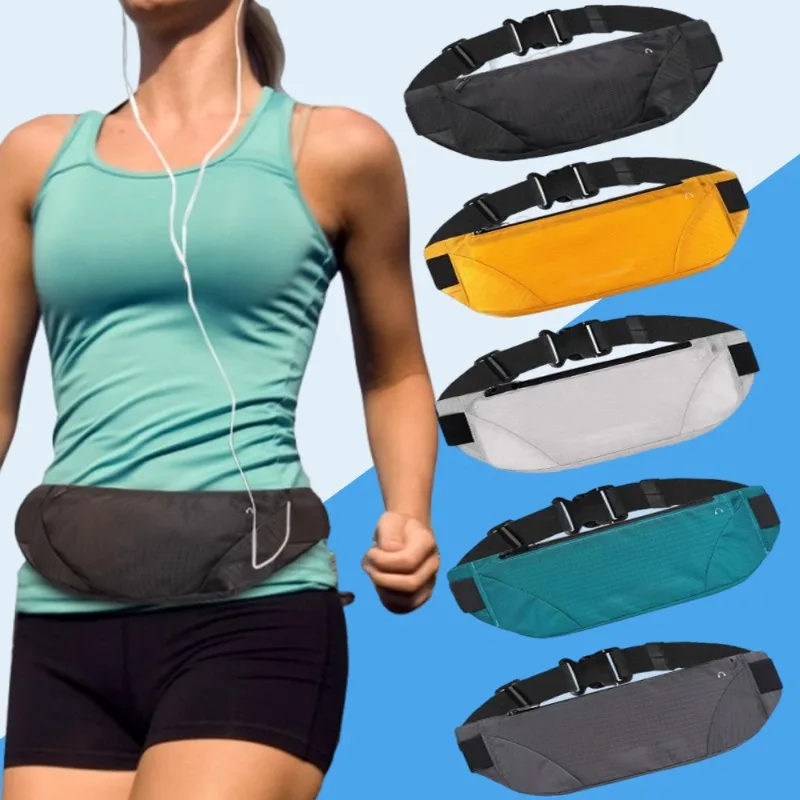 

1PC Outdoor Fanny Packs Women Men Running Bag Waist Pack Hip Bum Belt Sports Lightweight Waterproof Breathable Phone Pouch