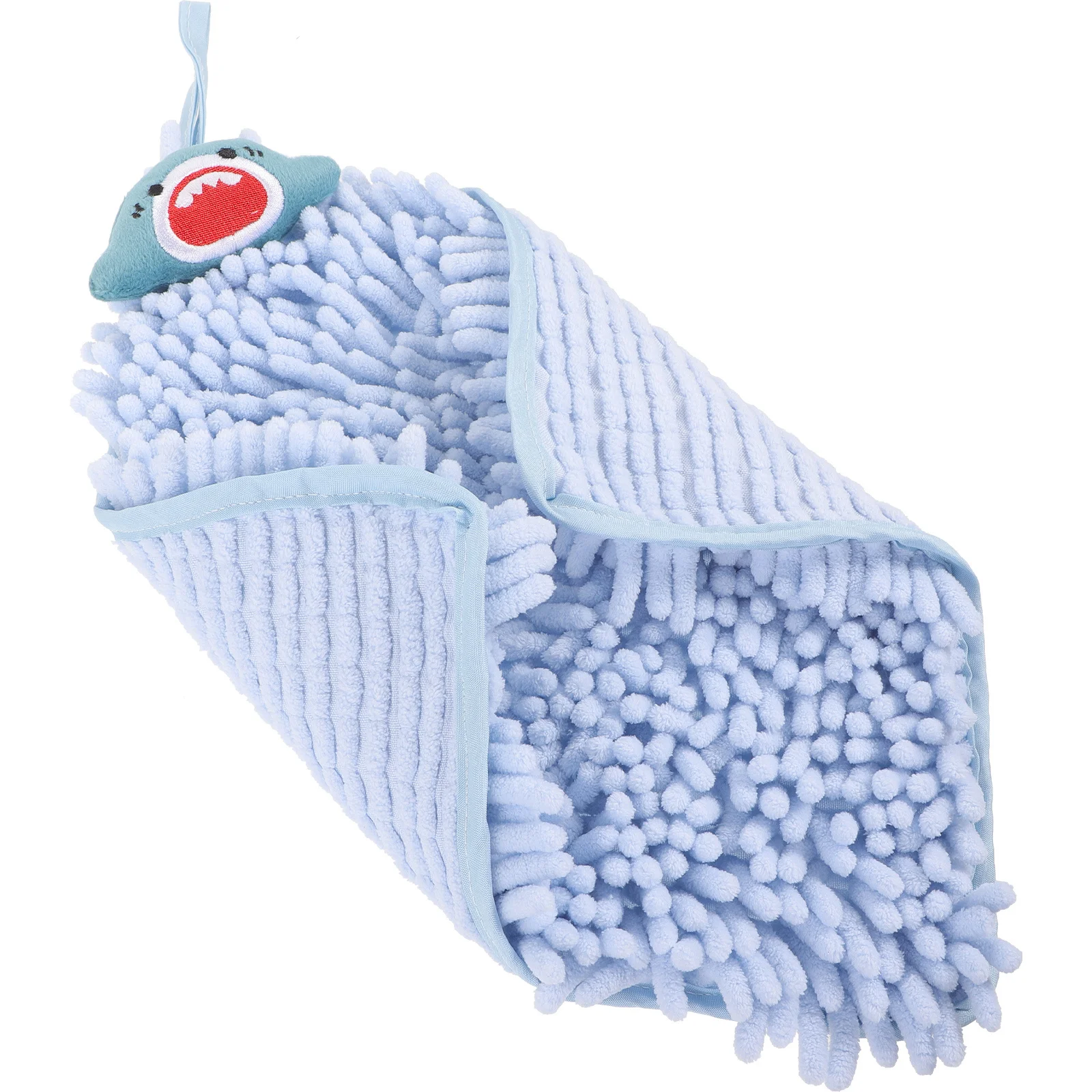 

Hand Towel Chenille Water Absorbing Soft Hanging Kitchen and Bathroom Use Wipe Towel Hanging Hand Towels