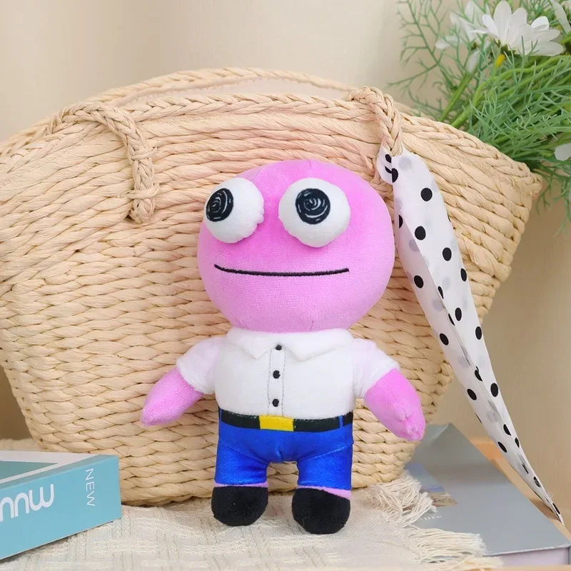 Juguete de peluche de amigos sonrientes para niños, muñeco de peluche suave Mr frog, para el hogar Decoración Kawaii, regalos de amigos sonrientes,