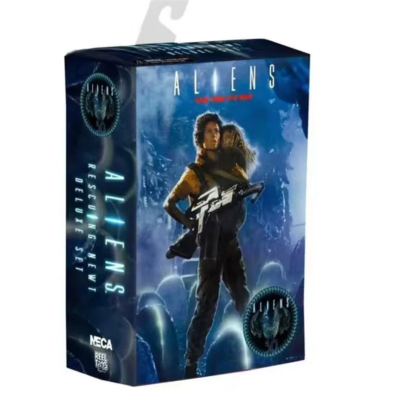 NEW In Stock NECA ALIEN 2 LT Ellen Ripley Newt Figure Giger Xenomorph Facehugger Alien Predator Model Toys Cool Dolls Gift