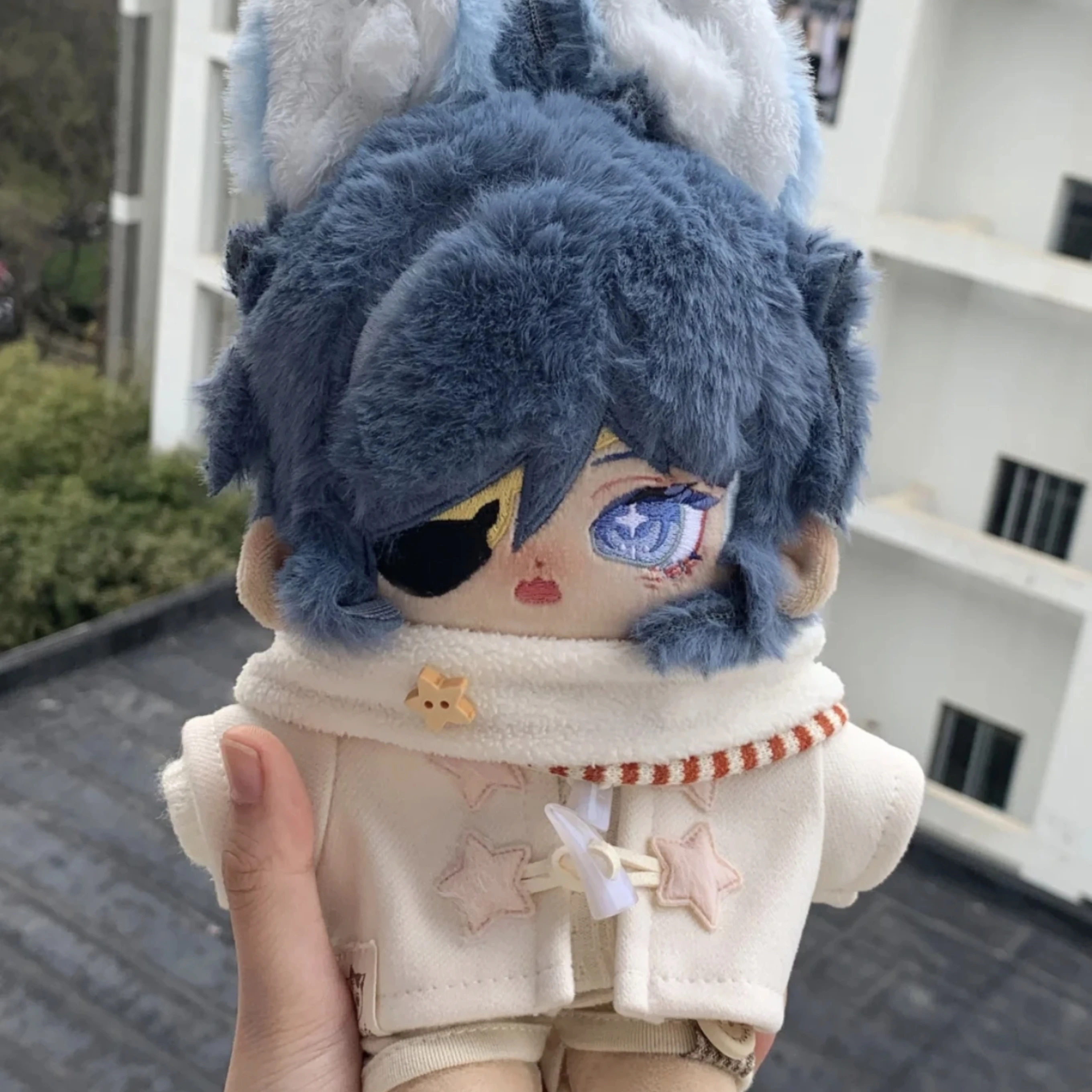 Stuffed 20cm Game Genshin Impact Kaeya Anime Figures Cosplay Plush Dress Up Body Dolls Gifts Toys for Children Fans Collection