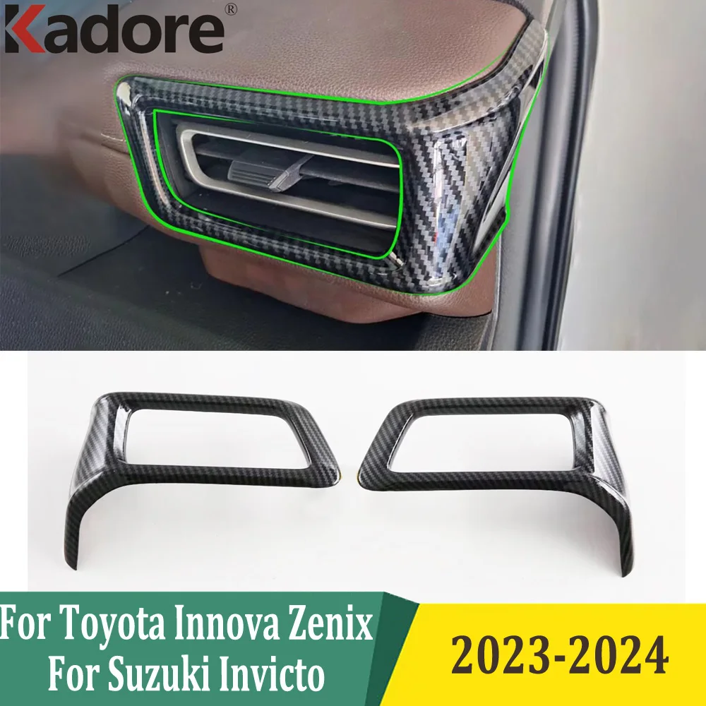 For Toyota Innova Zenix For Suzuki Invicto 2023 2024 Front Side Air Outlet Vent Cover Trim Car Styling Interior Accessories