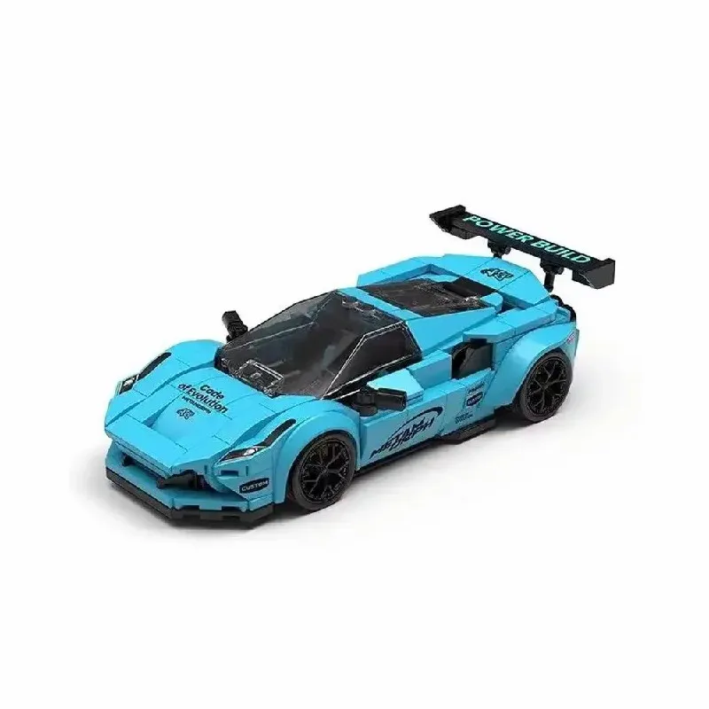 

Technik Evolution F80 1:32 Sports Racing Car Building Blocks Set MOC PB8856 Speed Supercar Vehicle Model Toy Adults Gift 362pcs