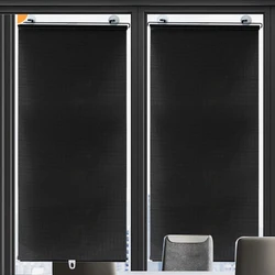 Universal Roller Blinds Suction Cup Sunshade Blackout Curtain Car Bedroom Kitchen Office Window Sun-shading Curtains Nail-free