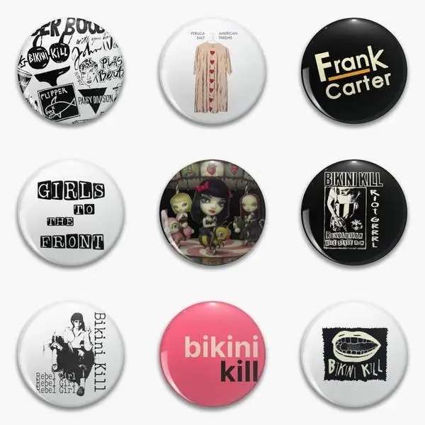 Squad Riot Grrrl Band Of Soft Button Pin Customizable Badge Metal Clothes Funny Decor Collar Lover Gift Cute Lapel Pin Women