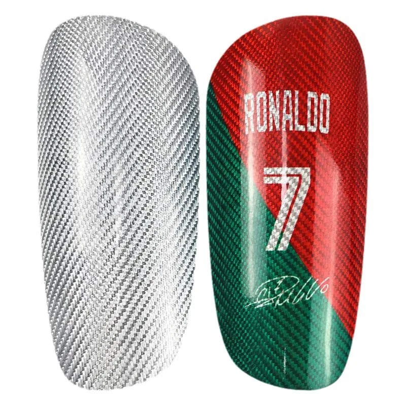 

Be suitable for football matches Lightweight carbon fiber insert type leg guard