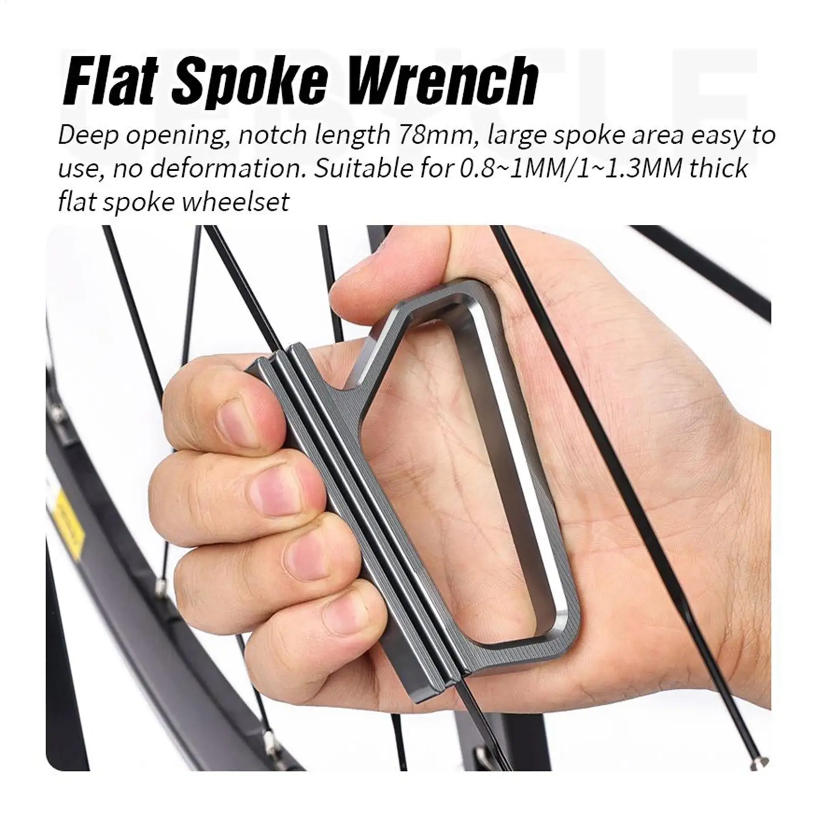 

Инструмент для велосипедных спиц, регулятор спиц для улицы, портативный прецизионный велосипедный инструмент для проверки колес для шоссейного велоспорта, горного велосипеда, городской езды