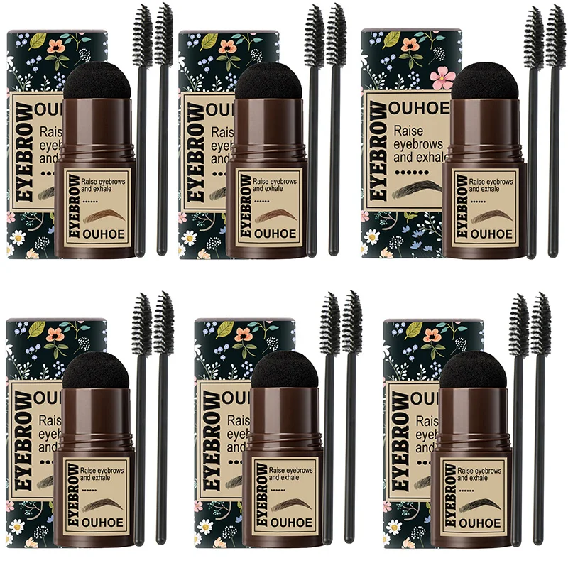 Juego de modelado de cejas duradero, resistente al agua, maquillaje Natural, potenciadores de cejas, Kit de modelado de cejas de un paso, plantillas reutilizables, caliente