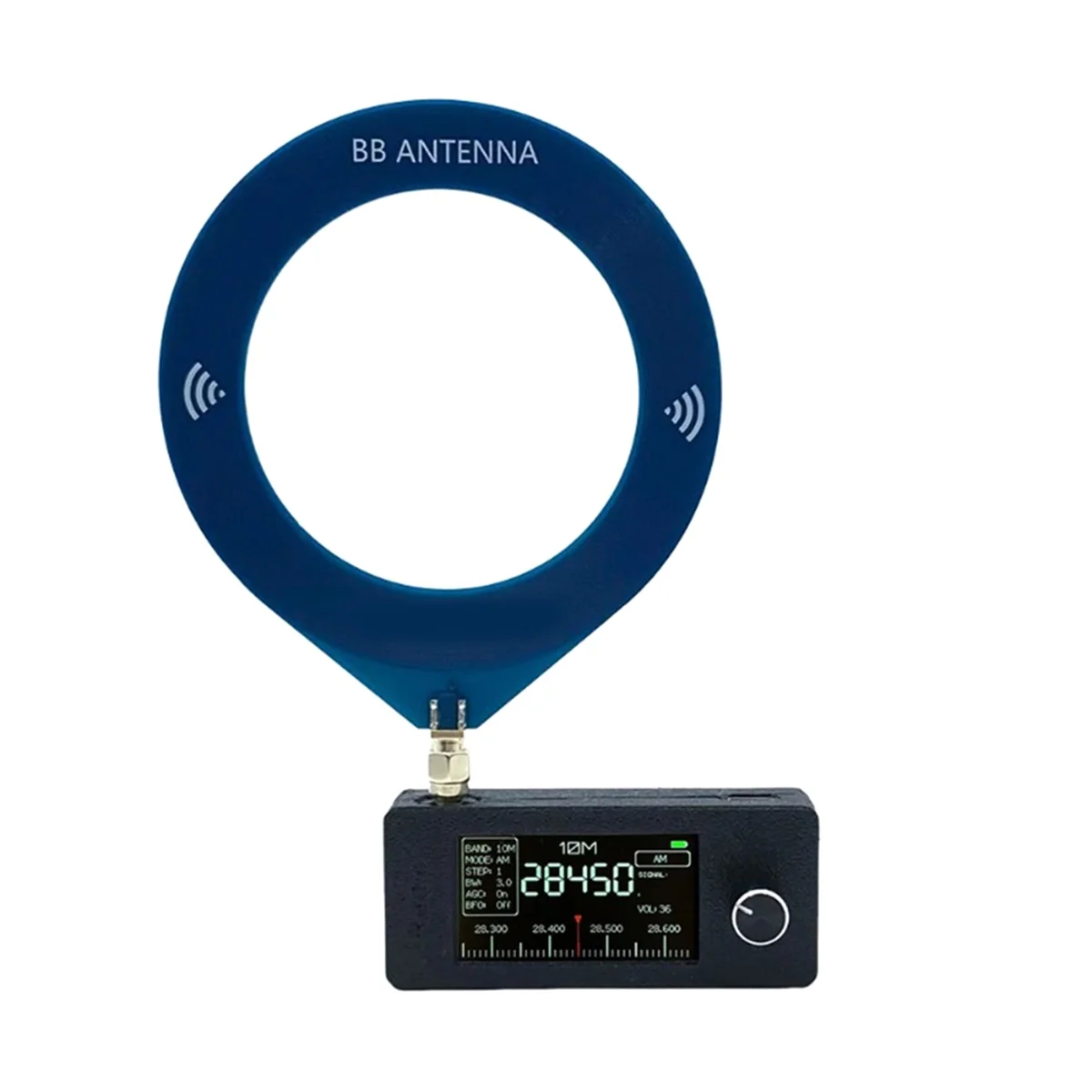 

B94A 0.5khz-108mhz SMA Interface Mini Loop Antenna Pocket Size SI4732 Radio, Receiver, Mini Radio