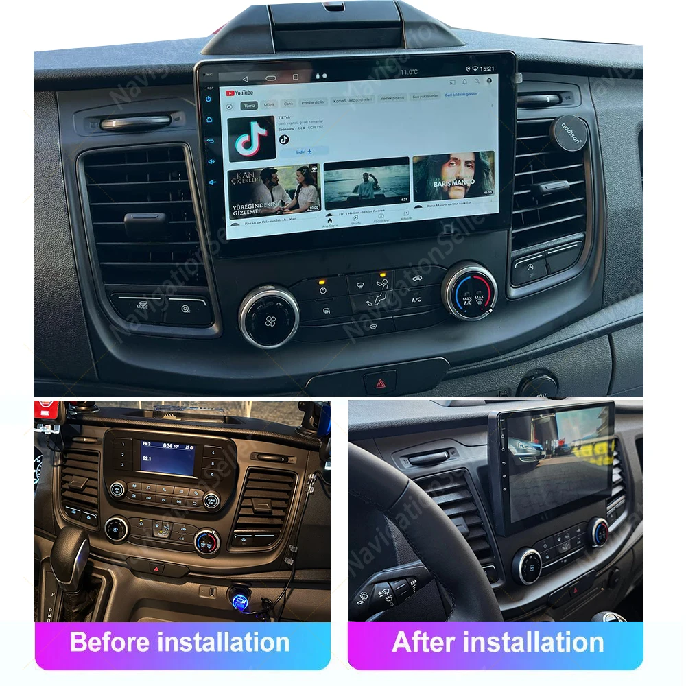 

Android Screen For Ford Transit Custom 2019 2020 Carplay Navigation Autoradio Stereo Head Unit Multimedia Video Player Bluetooth